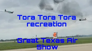 Tora Tora Tora recreation at JBSA Randolph during 2024 Great Texas Airshow