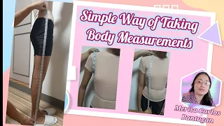 Simple Way of Taking  Body Measurements