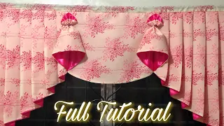 SIMPLE BELL 🔔 CURTAIN | How To Make Easy Curtain Design | Full Tutorial For Beginners | Easy!