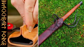 Making a Wood-Core Longsword Scabbard w/ Leather Covering