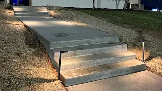 Church Step Demo & Install + Lighting & River Birch Removal