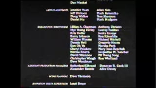 Prince and the Pauper End Credits (VHS)