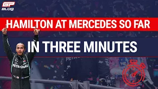 LEWIS HAMILTON SIGNS NEW MERCEDES DEAL | Lewis Hamilton's Mercedes career in under three minutes