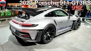 All NEW 2023 Porsche 911 GT3 RS 992 - FIRST LOOK (Auto Expo Brussels)