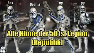 Alle BEKANNTEN KLONKRIEGER der 501st LEGION! (Galaktische Republik) ~ von Hardcase