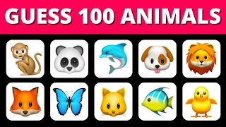 Guess The Animal in 3 Seconds | 100 Animals Quiz Challenge