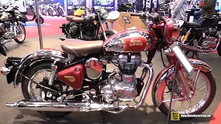 2016 Royal Enfield Classic Chrome - Walkaround - 2015 Salon de la Moto Paris