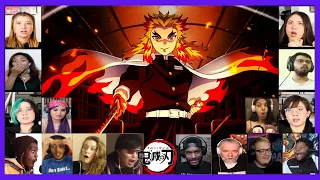 Rengoku Kyojuro First Fight Reaction Mashup | Mugen Train