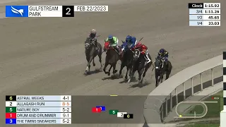 Gulfstream Park Carrera 2 - 22 de Febrero 2023