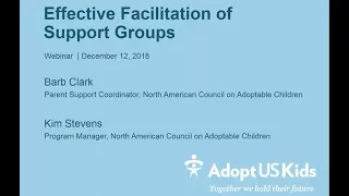 Effective Facilitation of Parent Support Groups