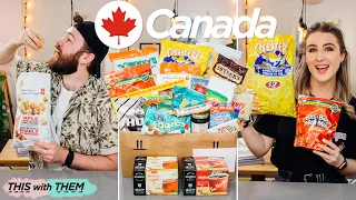 Trying Canadian Snacks - This With Them