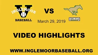 INGLEMOOR VS REDMOND 3/29/2019