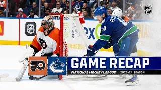 Flyers @ Canucks 12/28 | NHL Highlights 2023