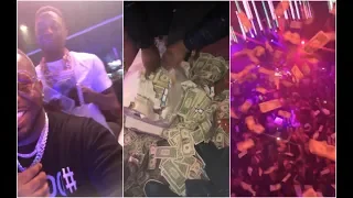 Migos Stripper Bowl Throw $500K With Lil Baby Boosie 2 Chainz Yung Miami Gold Room ATL