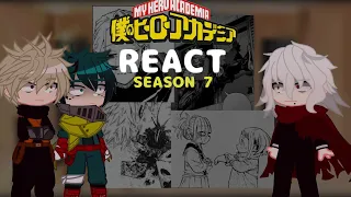 [🇷🇺/🇬🇧] // MHA react to season 7 // Manga Spoilers //