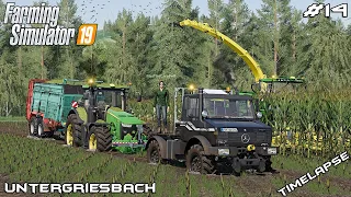 Silage with new tractor in MUD | Animals on Untergriesbach | Farming Simulator 19 | Episode 14