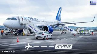 Full Flight: Aegean Airlines NEW A320neo - (Thessaloniki ✈︎ Athens)