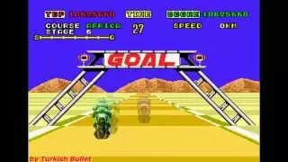 Super Hang-On (Sega Mega Drive / Genesis) - (Longplay - Arcade Mode)