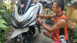 HONDA PCX 160 CRASH GUARD INSTALLATION