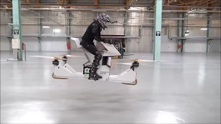 Russian startup company Hoversurf Debuts it's hoverbike prototype scorpion-3