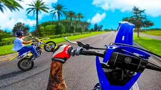 Street Riding My 2022 Yz125 For The First Time ! | Braap Vlogs