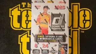 😳 DOWNTOWN HIT!! 🏁Opening a 2023 Donruss Racing hobby box! 🏁 AMAZING RIP!!! 🔥