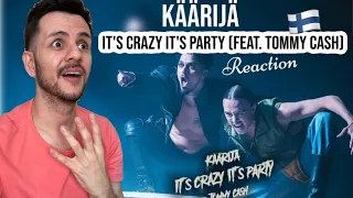 FIRST REACTION | Käärijä - It's Crazy It's Party (feat. Tommy Cash) (Official Music Video)