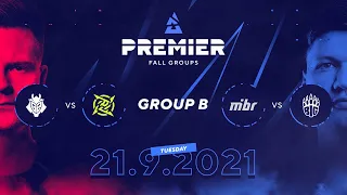 BLAST Premier Fall Groups: G2 vs. NIP, MIBR vs. BIG | Group B, Day 2