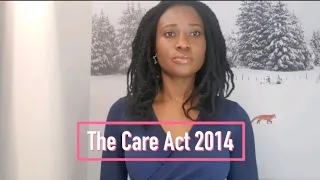 The Care Act 2014 (part 1)