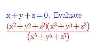 Simplifying An Algebraic Expression