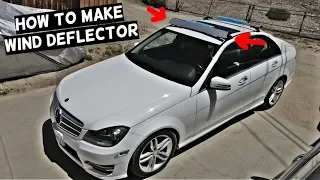 How to make roof rack wind deflector spoiler inspired by Yakima?