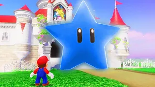 What happens when Mario collects the ULTIMATE Blue Star in Super Mario Odyssey?