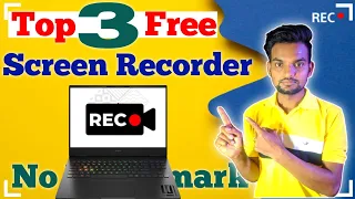 TOP 3 FREE ⚡Screen Recording Software 2024 | Free Screen Recorder for Pc without Watermark