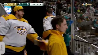 NHL Fight - Predators @ Sharks - Gadjovich vs Harpur - 05/03/2022