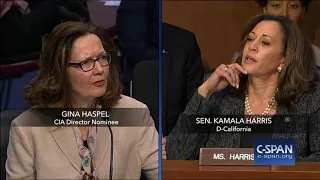 Exchange between Sen. Harris and CIA Director Nominee on torture (C-SPAN)