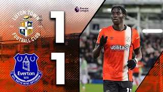 Luton 1-1 Everton | Premier League Highlights