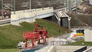 Neckartalbrücken und Wendlinger Kurven (ohne Zugdurchfahrt 🤷🏻‍♂️) |8.2.2024 | #s21 #stuttgart21