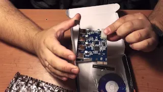 USB 3.0 HOST CARD PCI-e посылка из Китая - Обзор