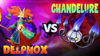 *Unbelievable* Chandelure VS Delphox | Pokémon Unite |