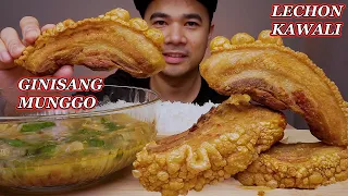 LECHON KAWALI | Ginisang Munggo | FILIPINO FOOD | Mukbang Philippines