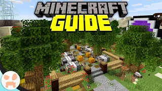 Automatic Pumpkin Garden Farm! | Minecraft Guide Episode 23 (Minecraft 1.15.2 Lets Play)