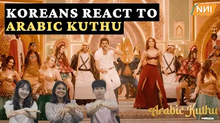 Koreans React to Arabic Kuthu l Beast | Thalapathy Vijay | Pooja Hegde #tamilsong