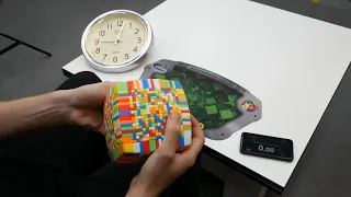 19x19 Rubik’s cube World Record (Full) solve - 2:51:54