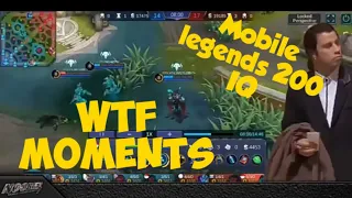 Mobile legends WTF Moments| 200 IQ| Funny moments