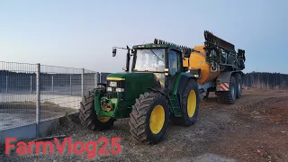 FarmVlog#25 Erster einsatz vom John Deere 6810 mit neuer farbe