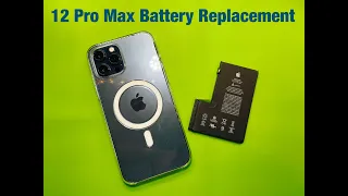 iPhone 12 Pro Max battery replacement - nothing left out