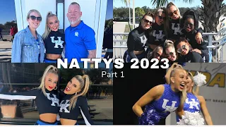 NATTYS VLOG 2023 PART 1 | UDA college dance nationals, BTS, Univ. of KY dance team