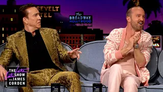 Nicolas Cage Sings Aaron Paul a Lullaby