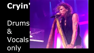 Aerosmith - Cryin' (drums and vocals only)#steventyler #isolatedvocals #isolateddrums