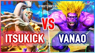 SF6 🔥 Itsukick (Dhalsim) vs Vanao (Blanka) 🔥 Street Fighter 6